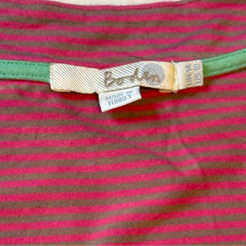 Boden woman’s striped shirt